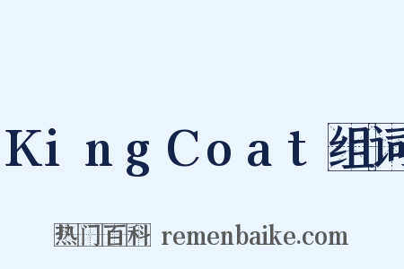KingCoat组词是什么意思的图片